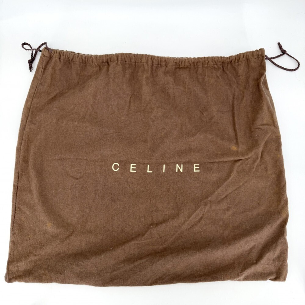Celine Women's Macadam Handbag/Shoulder Bag, CELINE Canvas Leather Brown with... - Picture 9 of 9